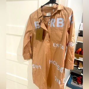 Burberry Shirt Dress NWT